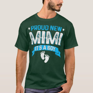 Funny Family Gender Reveal Proud New Mimi It's A B T-Shirt