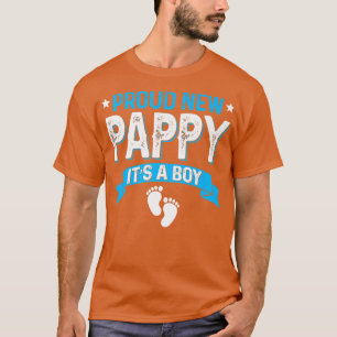 Funny Family Gender Reveal Proud New Pappy It's A T-Shirt