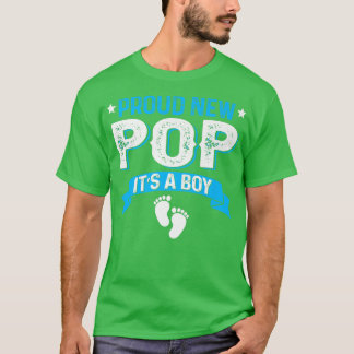 Funny Family Gender Reveal Proud New Pop It's A Bo T-Shirt