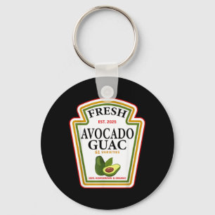 Funny Family Halloween Group Condiments Fresh Key Ring