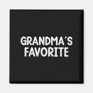 Funny Family Humor Grandparent Granhild Grandma's  Magnet