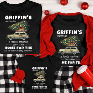 Funny Family Matching Christmas Baby Bodysuit
