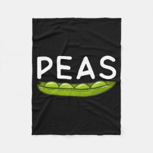 Funny Family Matching Halloween Costumes Peas And Fleece Blanket