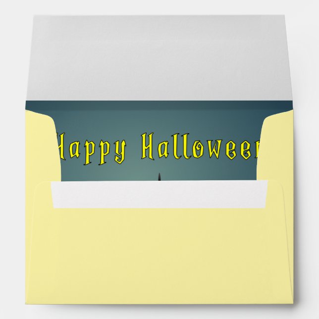 Funny Family Vacation Happy Halloween Envelope (Back (Bottom))