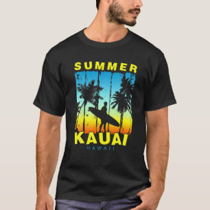 Funny Family Vacation Hawaii Kauai Sunset Beach T-Shirt