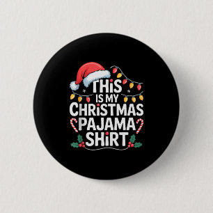 Funny Family Xmas Men Women Kids This Is My Christ 6 Cm Round Badge