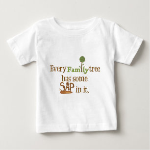 Funny FamilyTree Baby T-Shirt