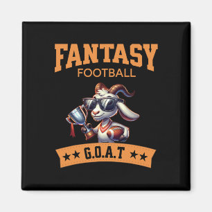 Funny Fantasy Football Champion Goat  Magnet