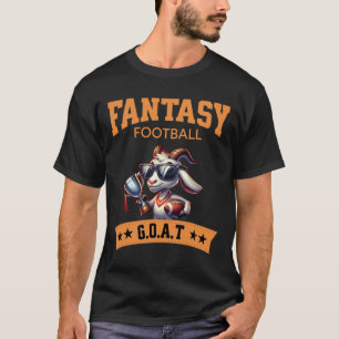 Funny Fantasy Football Champion Goat  T-Shirt