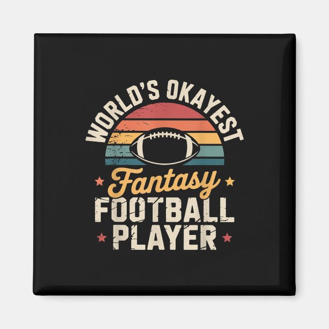 Funny Fantasy Football Player Outfit - Fantasy Foo Magnet (Front)