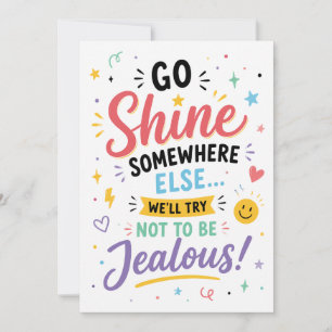Funny Farewell Card   Coworker Leaving Card