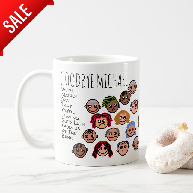 FUNNY Farewell COWORKER BOSS - Most of Us are SAD Coffee Mug (Creator Uploaded)