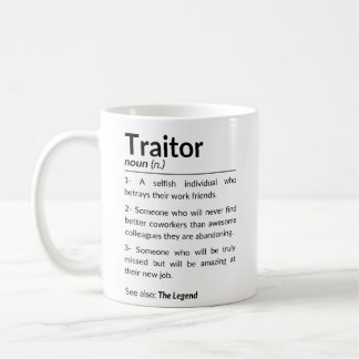 Funny farewell coworker, colleague leaving job coffee mug