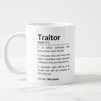 Funny farewell coworker, colleague leaving job large coffee mug