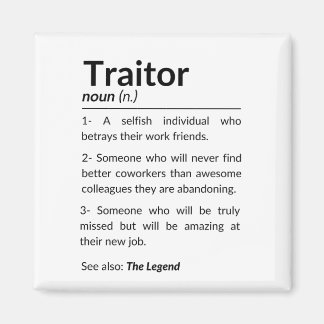 Funny farewell coworker, colleague leaving job magnet