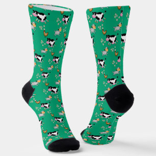 funny farm animals socks