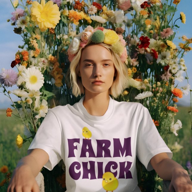 Funny "Farm Chick" T-Shirt (Creator Uploaded)