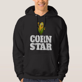 Funny Farm Food  Corny Cob Farmer Corn Star   Hoodie