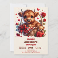 Funny Farm Holy Cow Highland 1st Birthday