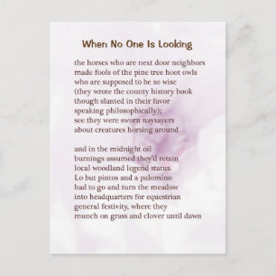 Funny Farm Poem Card #5