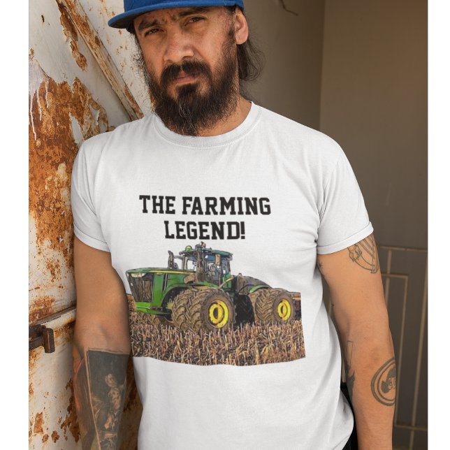 Funny Farm Tractor Heavy Equipment Operator T-Shirt (Creator Uploaded)