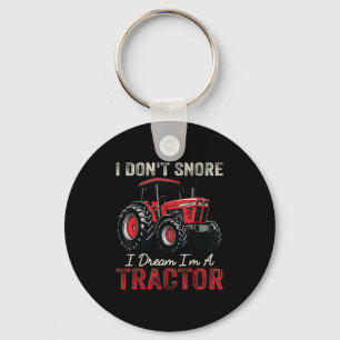 Funny Farmer - I Don't Snore I Dream I'm A Tractor Key Ring