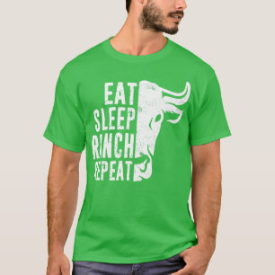 Funny Farming Dairy Farmer Herd That Distressed Ty T-Shirt