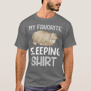 Funny Farming Farm Animal Farmer Sleeping Sheep T-Shirt