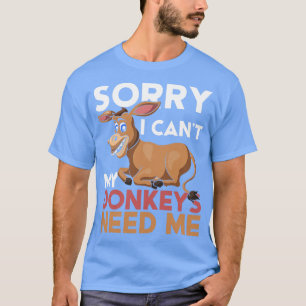 Funny Farming Farmer Farm Lover Animal Donkey T-Shirt