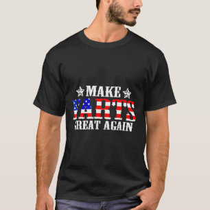 Funny Fart Humour Make Farts Great Again Quote T-Shirt