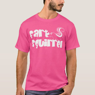 Funny Fart Squirrel Cute Skunk Cartoon T-Shirt
