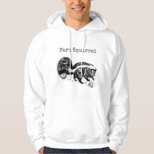 Funny Fart Squirrel Skunk Wrong Animal Name Stupid Hoodie