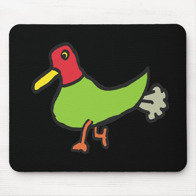 Funny Farting Duck Mouse Pad (Front)