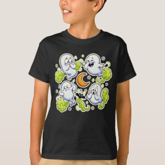 Funny Farting Ghosts Boys’ Halloween T-Shirt