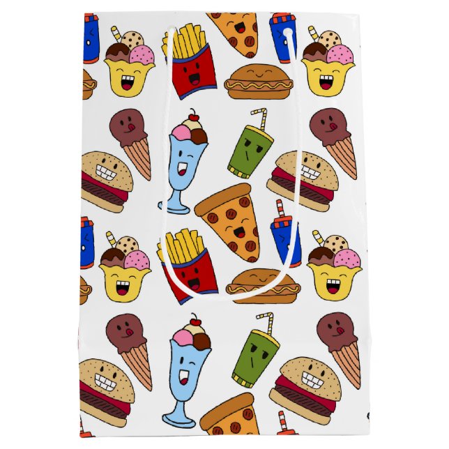 Funny Fast Food Gift Bag (Back)