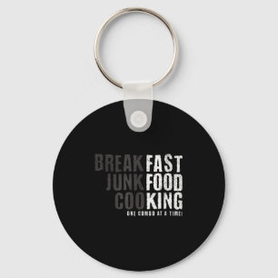 Funny Fast Food Lovers Gift For Foodie Fans And Ad Key Ring
