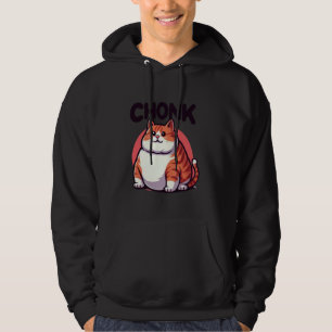 Funny Fat Cats Meme, Chonk Cat  Cat lover Gift Hoodie