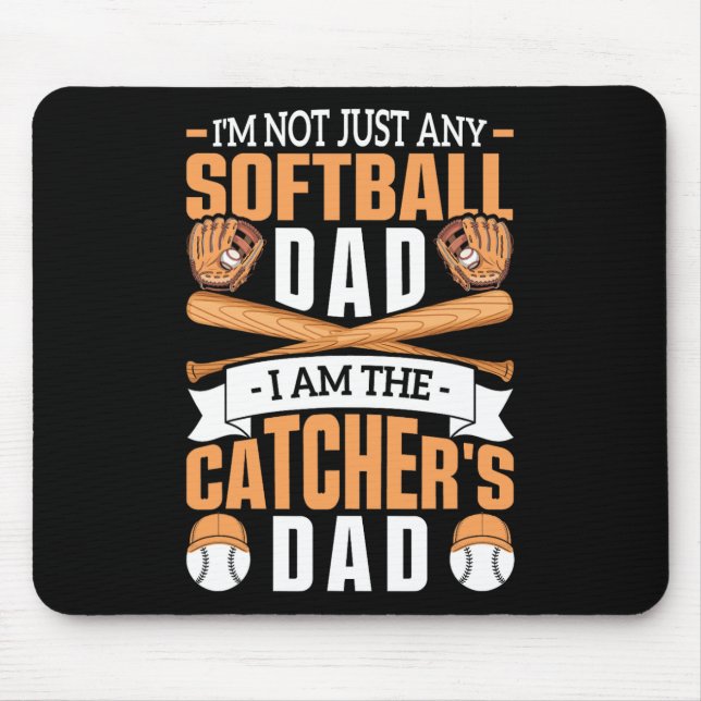 Funny Father Daddy From Softll Men Funny Fathers D Mouse Pad (Front)