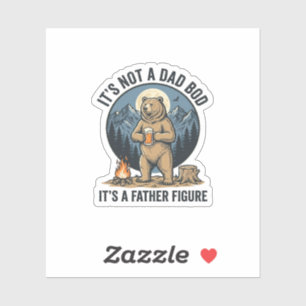Funny Father Figure Bear Camping Vector Design_1