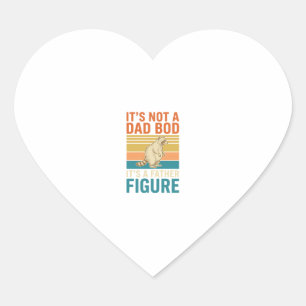 Funny Father Figure Racoon Vintage Shirt Design_1 Heart Sticker