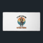 Funny Father Figure Vintage Dad Humour Shirt Desig Desk Mat<br><div class="desc">Funny Father Figure Vintage Dad Humour Shirt Design_1</div>