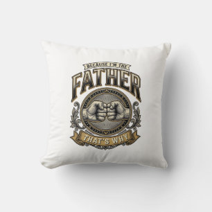 Funny Father Fist Bump Vintage Engraving Shirt Des Cushion