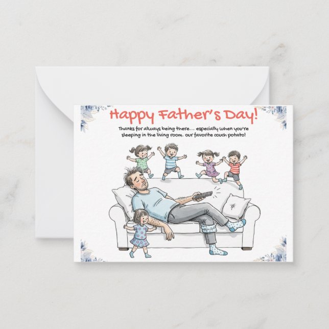 Funny Father’s Day Card - Dad Humour Greeting Card (Front)