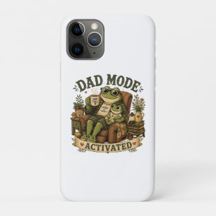 Funny Father’s Day Gift, Cottagecore Frog Lover Case-Mate iPhone Case