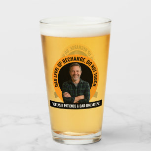 Funny Father's Day Beer Tumbler Custom Photo