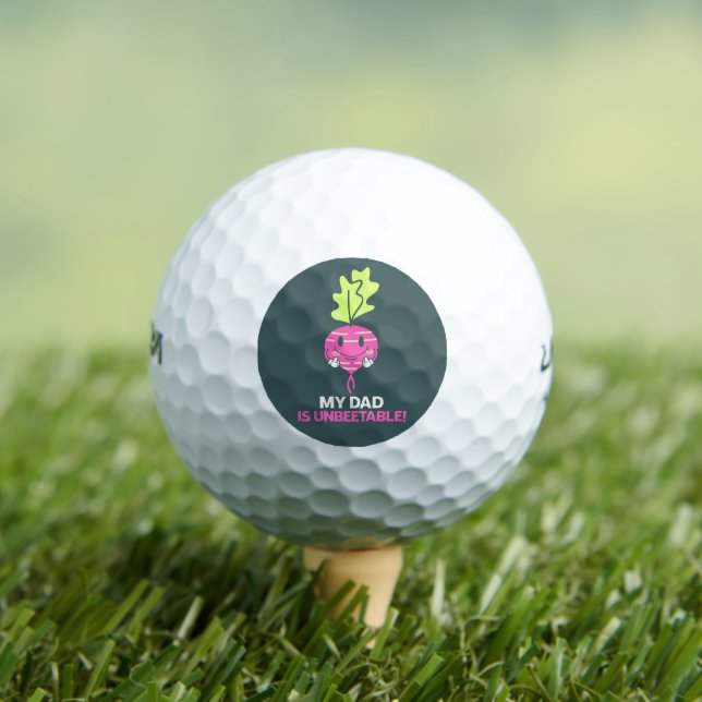 Funny Father's day birthday dad joke pun Christmas Golf Balls (Insitu Tee)