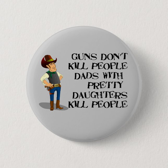 Funny Father's Day Button (Front)