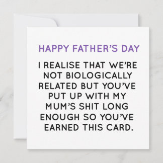 Funny Fathers Day Card