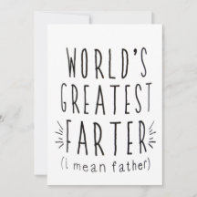 Funny Father's Day Card, birthday gift