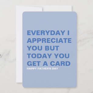 Funny Father's Day Card for Him & Dad